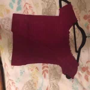 Off the shoulders top